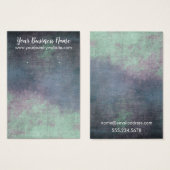 Grunge Earring Holder Display Cards Visitekaartje (Voorkant /achterkant)