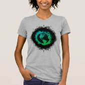 Grunge Earth Day T-shirt (Voorkant)