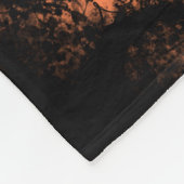 Grunge Easter Bunny Fleece Deken (Hoek)