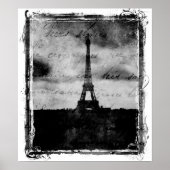 Grunge Edge Paris Poster (Voorkant)