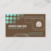 Grunge Electro Dubstep DJ Visitekaartje (Achterkant)