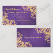 Grunge Elegant Visitekaartje (Voorkant / Achterkant)