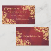 Grunge Elegant Visitekaartje (Voorkant / Achterkant)