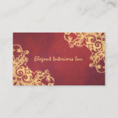 Grunge Elegant Visitekaartje (Achterkant)