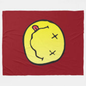 grunge emoji blanket fleece deken (Voorkant (Horizontaal))