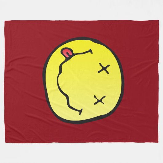 grunge emoji blanket fleece deken (Voorkant (Horizontaal))