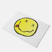 grunge emoji deur mat doormat (Schuin)