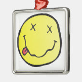 grunge emoji metalen ornament (Links)
