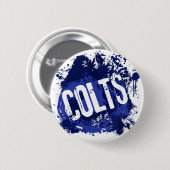 GRUNGE- EN SPLATTER-KOLTS RONDE BUTTON 5,7 CM (Voorkant /achterkant)
