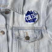 GRUNGE- EN SPLATTER-KOLTS RONDE BUTTON 5,7 CM (In situ)