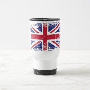 Grunge England Flag Reisbeker