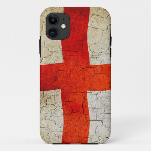 Grunge England vlag Case-Mate iPhone Case (Achterkant)