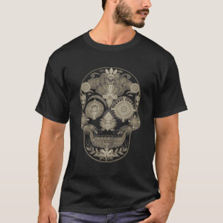 Grunge esthetische  DMT psychedelische schedel T-shirt