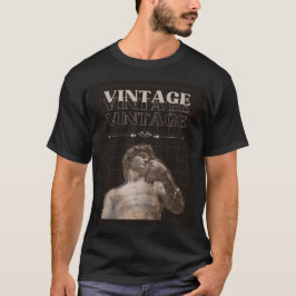 Grunge esthetische Vintage David Statue Art Design T-shirt