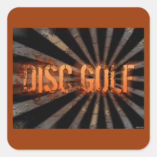 Grunge Explosion Vierkante Sticker