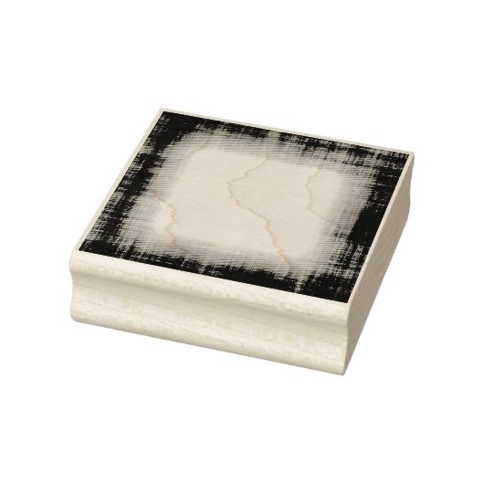 Grunge Fabric Border Rubber Art Stamp Rubberstempel (Stempel)