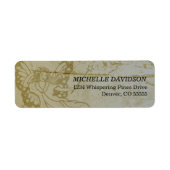 Grunge Fairy retour adreslabels Etiket (Voorkant)