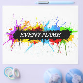 Grunge feest flyer (Enkel)