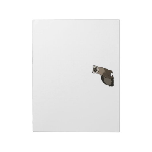 Grunge Ferret Notitieblok (Linkerzijde)