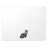 Grunge Ferret Notitieblok (Voorkant)