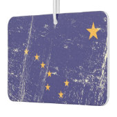 Grunge Flag Alaska Luchtverfrisser (Links)