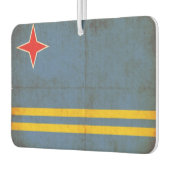 Grunge Flag van Aruba (Nederland) Luchtverfrisser (Links)