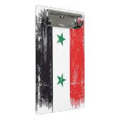 Grunge Flag van Syrië. Mini Klembord (Schuin)