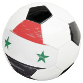 Grunge Flag van Syrië. Voetbal (Drie kwart)