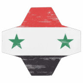 Grunge Flag van Syrië. Voetbal (Enkel)