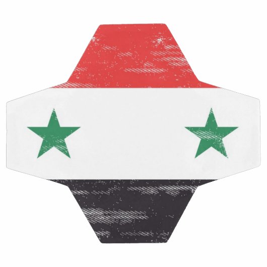 Grunge Flag van Syrië. Voetbal (Enkel)