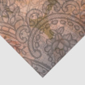 Grunge Floral Birdcage  kant Tissuepapier (Detail)