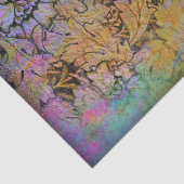 Grunge Floral debetpapier Tissuepapier (Detail)