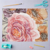 Grunge  Floral-debetpapier Tissuepapier (Craft)
