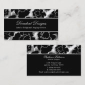 Grunge Floral Decadence Visitekaartje (Voorkant / Achterkant)