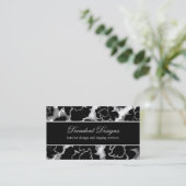 Grunge Floral Decadence Visitekaartje (Staand voorkant)