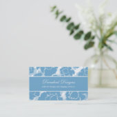 Grunge Floral Decadence Visitekaartje (Staand voorkant)