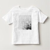 Grunge Floral Design - Light Grey B&W Kinder Shirts (Voorkant)