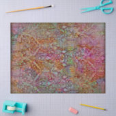 Grunge Floral ontkoppelen Victoriaans weefselpapie Tissuepapier (Craft)