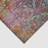 Grunge Floral ontkoppelen Victoriaans weefselpapie Tissuepapier (Detail)