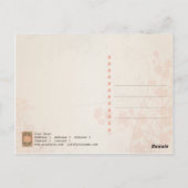  Grunge Flowers - Briefkaart (Achterkant)