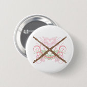 Grunge Flute Button (Voorkant /achterkant)