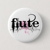 Grunge Flute Music Button (Voorkant)