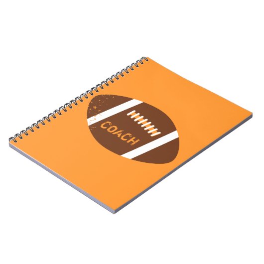 Grunge Football Coach Notitieboek (Linkerzijde)