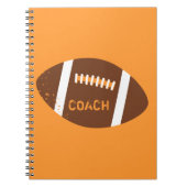 Grunge Football Coach Notitieboek (Voorkant)