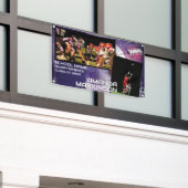 Grunge Football Senior Sport Banner (Buitenkant Gebouw)