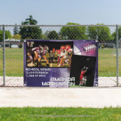 Grunge Football Senior Sport Banner (Insitu)