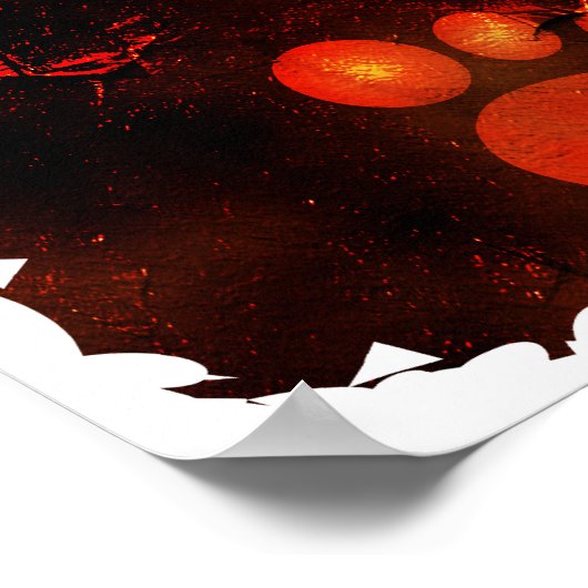 Grunge Footprint Poster (Hoek)