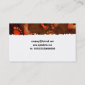 Grunge Footprint Visitekaartje (Achterkant)