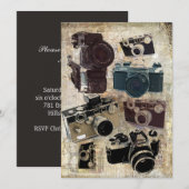 Grunge fotograaf fotografie camera kaart (Voorkant / Achterkant)
