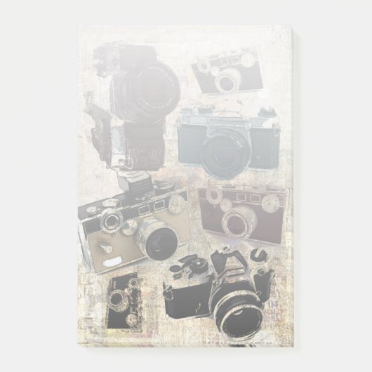Grunge fotograaf fotografie  camera post-it® notes (Voorkant)